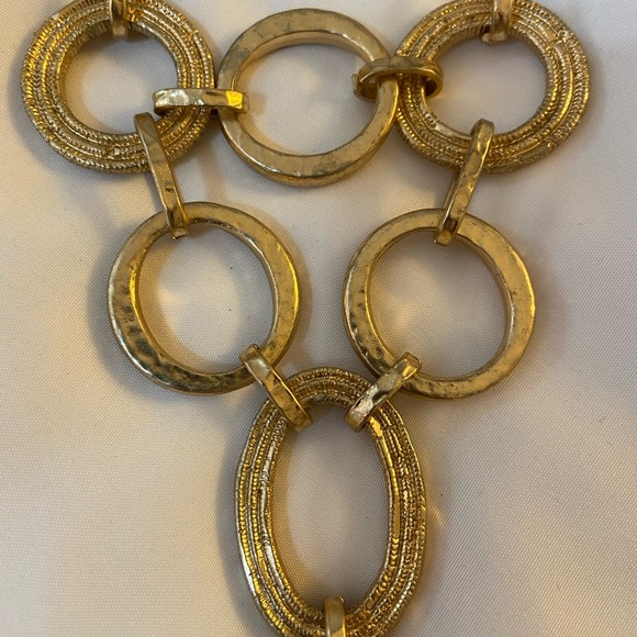 NWT Chico’s Long Matte Gold Heavyweight Necklace - Picture 8 of 9